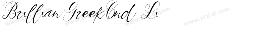 BrillianGreekCnd Li字体转换